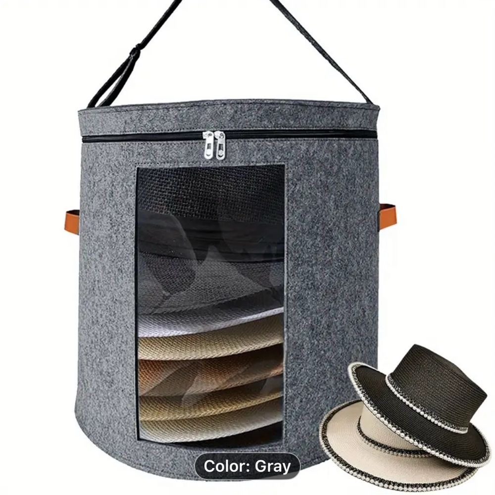 Gray Hat Storage Organizer